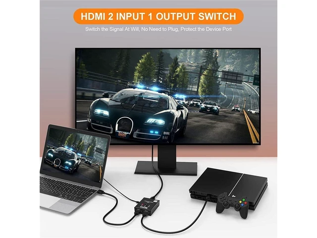Alt view image 17 of 20 - 4K 120Hz HD Switch HDMI-compatible Adapter 8K HD Bi-Direction Switcher 1x2/2x1 Switch HD Switch Support HDMI 2.1 and HDCP 2.3,Dynamic HDR,Dolby ATMOS,Dolby vision for Xiaomi Box PS5/4 TV Box eokCXOY