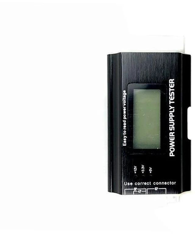 Alt view image 12 of 12 - Digital LCD Computer PC Power Supply Tester Checker 20/24 pin SATA HDD ATX BTX Meter Power Supply Tester Checker Power Measuring