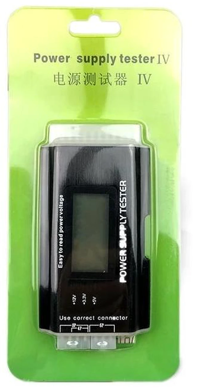 Alt view image 10 of 12 - Digital LCD Computer PC Power Supply Tester Checker 20/24 pin SATA HDD ATX BTX Meter Power Supply Tester Checker Power Measuring