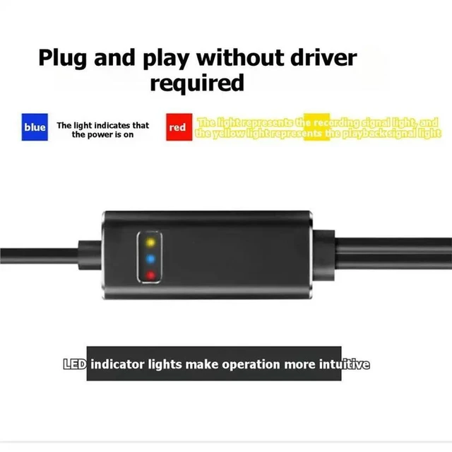 Alt view image 6 of 6 - MIDI Cable Converter USB-C MIDI Interface Cable Plug & Play For Keyboard/Synthesizer/Piano/Drum Machine
