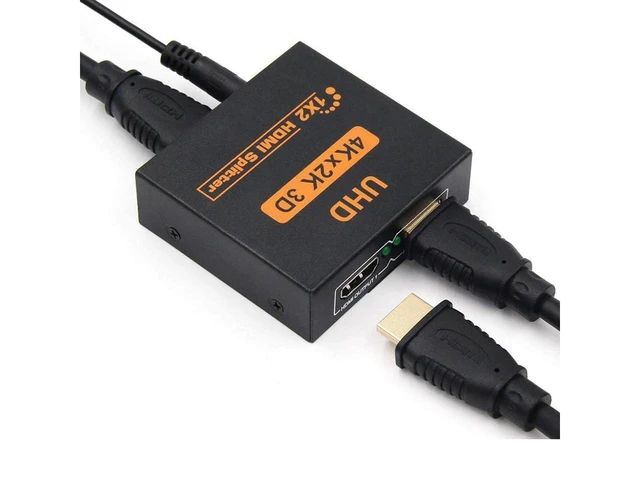 Alt view image 17 of 20 - 4K HDMI Splitter 1X2 HDMI Splitter with power supply for HDTV DVD STB PC laptop eokCXOY