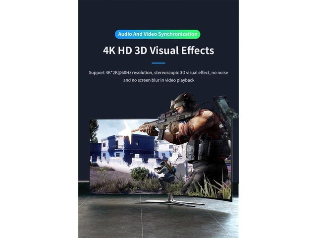 Alt view image 20 of 20 - HDMI Splitter 1x2 , 1 in 2 Out HDMI Splitter Audio Video Distributor 3D & 4K x 2K Box for HDTV, STB, DVD, PS3, Projector Etc eokCXOY