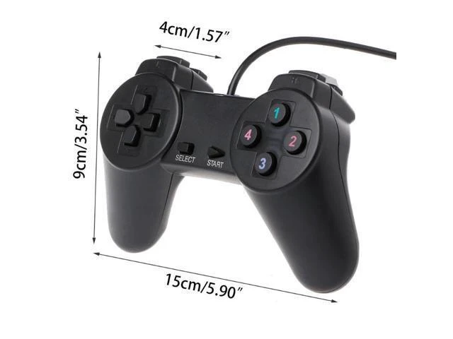 Alt view image 7 of 10 - 2.0 Wired Multimedia Gamepad Gaming Joystick Joypad Wired Game Controller For Laptop Computer PC