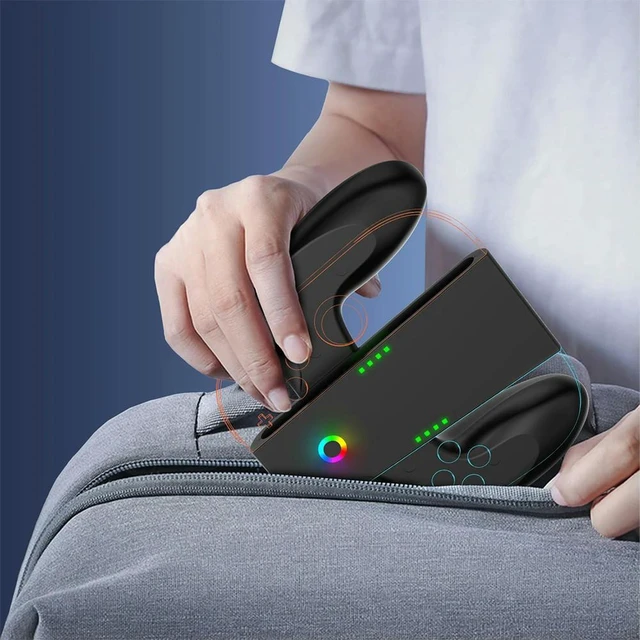 Alt view image 4 of 6 - Charging Grip for Nintendo for Switch 2 Joy-Con Controller Comfort Grip ABS Handle Bracket Stand for Switch 2 Joy-Con Controller