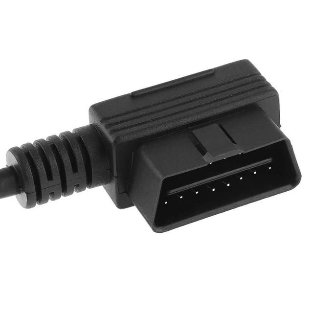 Alt view image 11 of 12 - OBDII OBD2 90 Degree 16 Pin Male to 4 16 Pin Female Extended Connector Cable Adapter with 36CM Line for Auto Car Diagnostic Tool