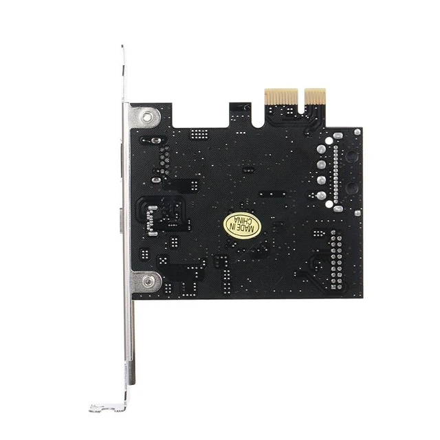 Alt view image 13 of 14 - PCI-e to USB3.1 Type-C Expansion Card PCI-E to USB Fast Charge with 19Pin Front Adapter Card GEN1 5G PCI-express