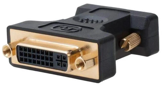Alt view image 3 of 4 - Pack of 2 DVI-A Female Connector to VGA Male Plug Adapter (DVI Female to VGA Male)