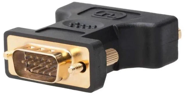 Alt view image 4 of 4 - Pack of 2 DVI-A Female Connector to VGA Male Plug Adapter (DVI Female to VGA Male)