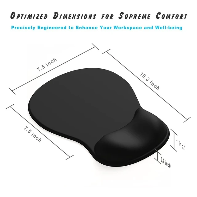 Alt view image 14 of 14 - ErgoComfort Gel Wrist Rest Mouse Pad-Ergonomic Office Mousepad with Wrist Support-Non-Slip, Design Desk Accessories Mat for Home&Game Decor (02Pink Serenity)