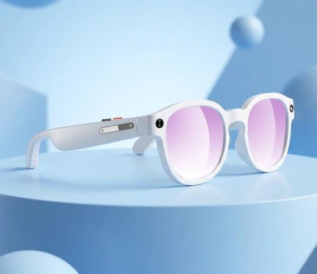 Alt view image 14 of 16 - AIMB-S1 AI Smart Glasses, Real-Time AI Translation & Simultaneous Interpreter, Voice Assistant, AI Image Recognition, 5MP Camera, 1080P Video Recording, AAC Speaker, 270mAh 3C Fast Charging Smart Gl