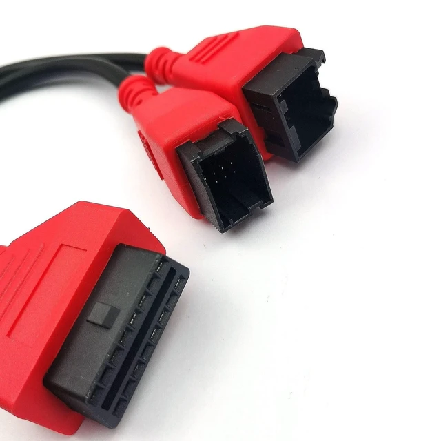 Alt view image 9 of 10 - DEVMO Cable Adaptor for Chry-sler Programming Cable 12+8 Cable Adaptor Connector Compatible with Autel MaxiSys MS908 MS906S 908S MS905