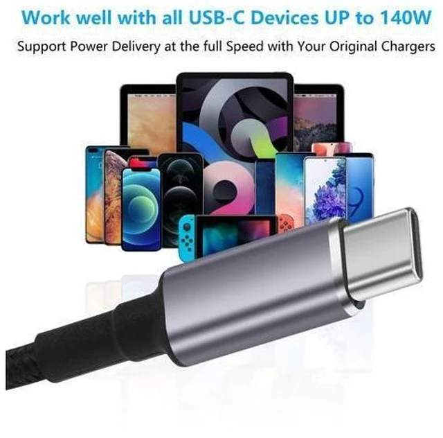 Alt view image 13 of 14 - WISDUM PD 140W DC7909 to USB C Cable DC 7.9mm x 0.9mm Female(7.9 x 5.5mm) Input to Type C Male Power Charging Cable with PD Automatic Identification Chip,for Phones,Tablets,Laptops(DC7909)