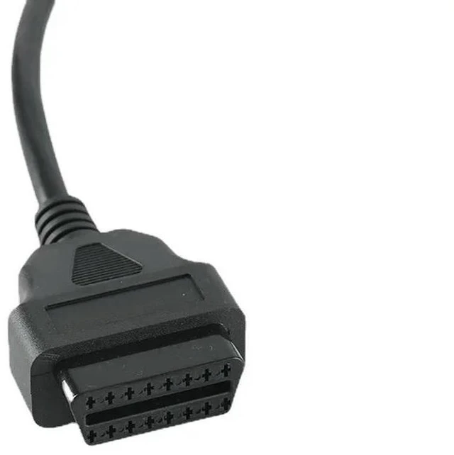 Alt view image 6 of 6 - 1 To 2 OBD Connector Adapter Cable, 30CM OBD2 16 Pin Cable Extension Splitter Male To Dual Female Y OBD 16Pin Cable