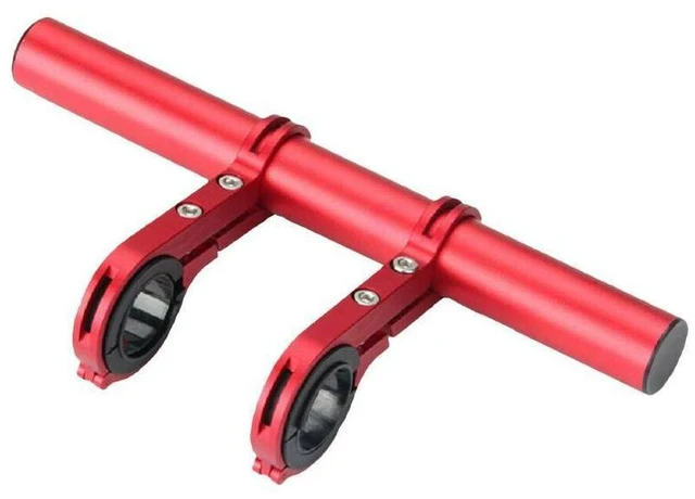 Alt view image 4 of 4 - Cycling Handlebar Extension Mount Bicycle Bike Handle Bar Bracket Extender Holder Cycle Handlebar Bicycle Accessories Extender Mount Bracket Red