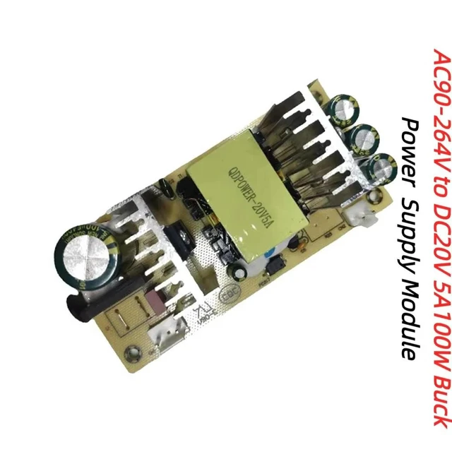 Alt view image 4 of 6 - AC 90-264V to DC 20V 5A 100W Switching Power Supply Board Convertor Buck Power Module with Overload/Overvoltage Protection