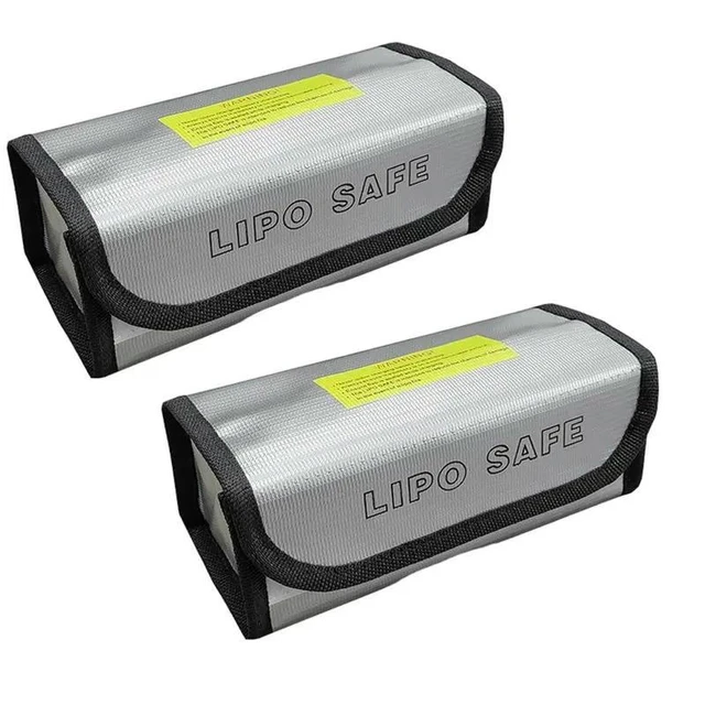 Alt view image 5 of 8 - Fireproof Bag 2Pcs, Lipo Guard, Explosion-Proof Safe Pouch Protection Functionality Safety