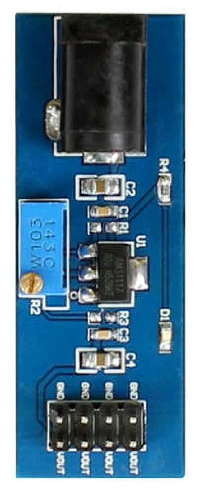 Alt view image 6 of 6 - AMS1117-ADJ Adjustable Step-down Power Supply Module Power Regulation Board 5-12V to 2.5-10V Step-down Power Supply Module