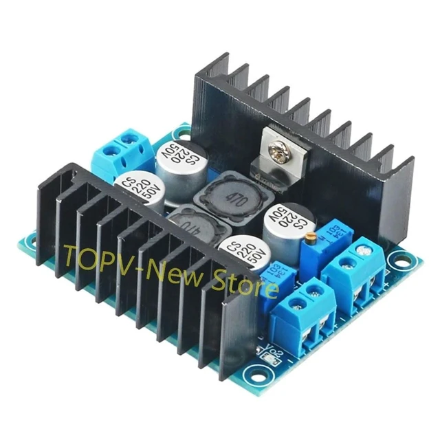 Alt view image 7 of 9 - DC5-40V to DC1.25-35V Dual Output Adjustable Step Down Power Supply Module 20W Buck Stabilization Power Supply Board LM2596S