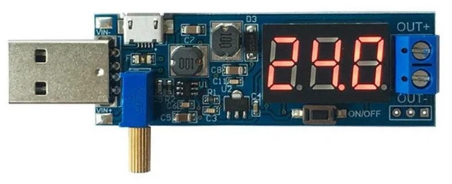 Alt view image 11 of 12 - USB Step up/down Power Supply Module DC DC Boost Buck Converter DC-DC 3.5V-12V Input to 1.2V-24V Output Adjustable Power Board