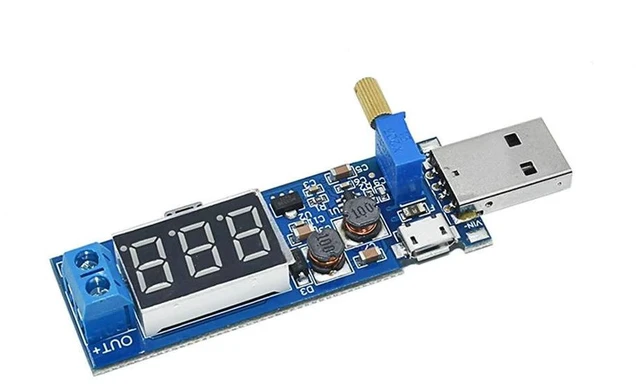 Alt view image 12 of 12 - USB Step up/down Power Supply Module DC DC Boost Buck Converter DC-DC 3.5V-12V Input to 1.2V-24V Output Adjustable Power Board