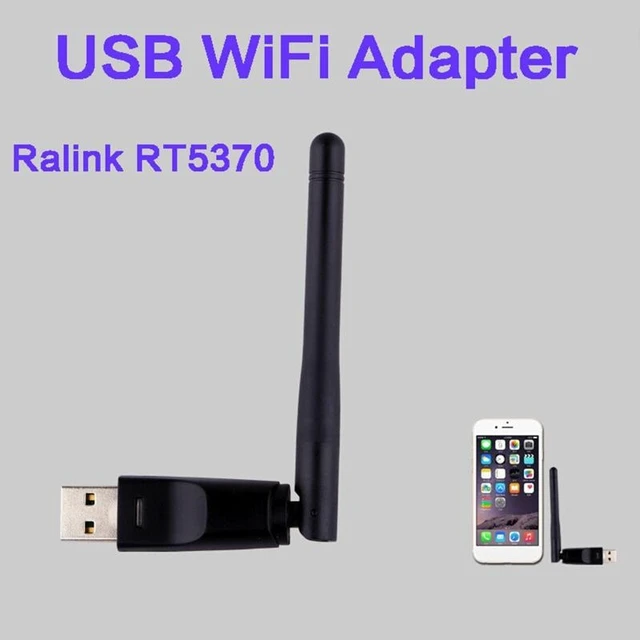 Alt view image 8 of 9 - USB WiFi Dongle Network Adapter RT5370-2DB Wireless 2.4G Lan Receiver Transmitter Ralink5370 Chip 150Mbps Ethernet Card