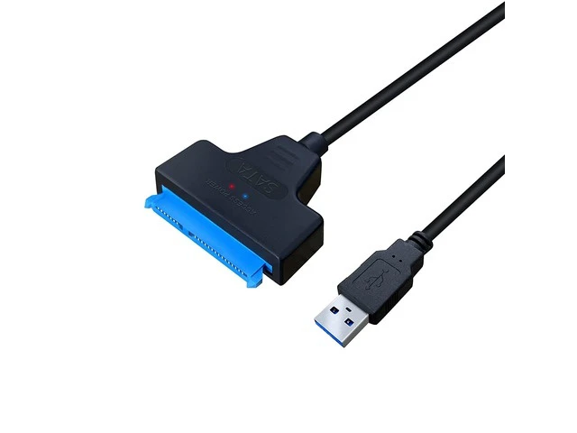 Alt view image 7 of 12 - SATA to USB A Cable, USB 3.0 SATA I/II/III Hard Drive Adapter Cable for 2.5 inch SSD & HDD Optimized for SSD/HDD Data Transfer, Support UASP Black