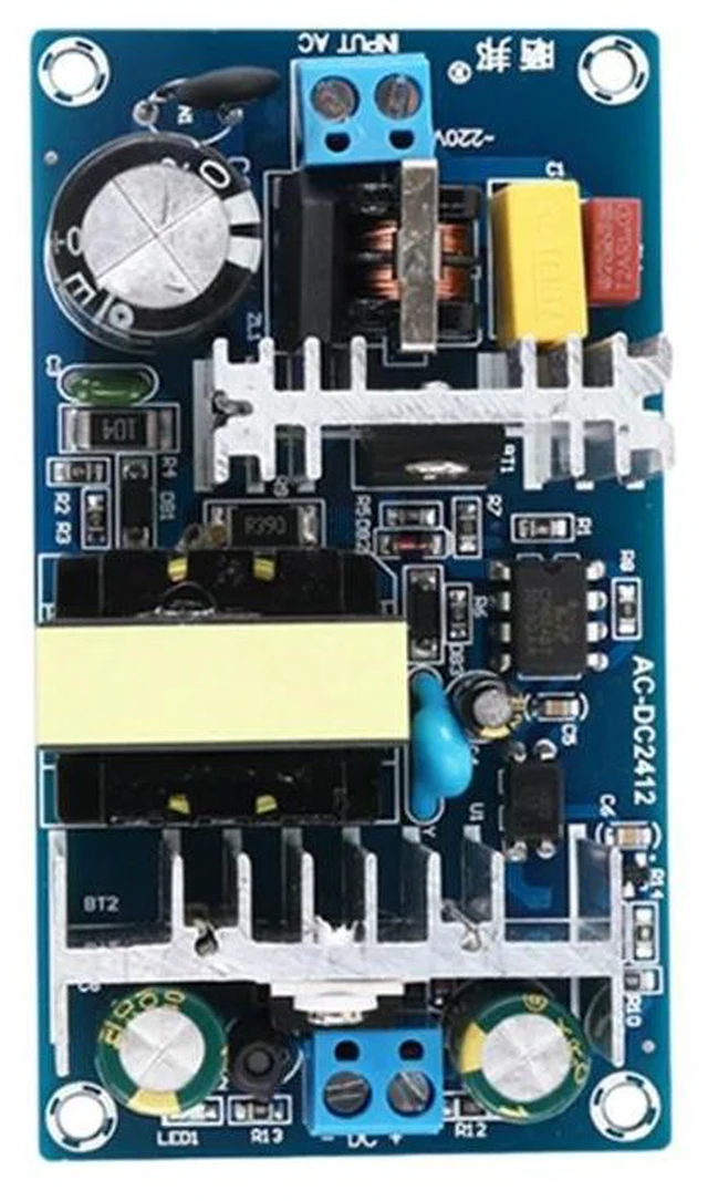 Alt view image 6 of 10 - 12V 5A 60W Switching Power Supply Module AC-DC Converter AC110- 240V to DC 12V Isolated Power Supply Board Buck Power Module