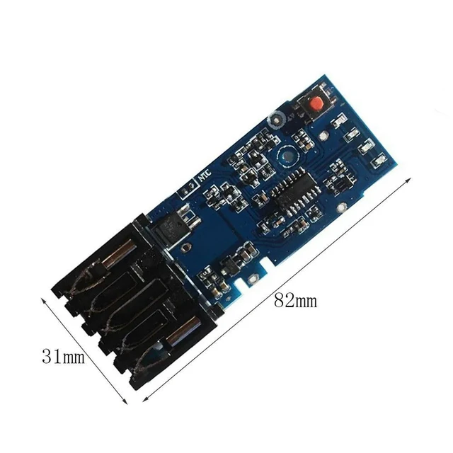 Alt view image 5 of 6 - 18V Low Power Consumption Circuit Board for Milwaukee M18 Power Tool Li-Ion Lithium BMS PCB Charging Protection Board