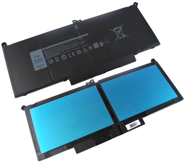 Alt view image 9 of 10 - 60Wh F3YGT Laptop Battery, Replacement Dell Latitude 7480 7490 Battery 2X39G Dell Latitude 7280 7390 7480 7490 7380 7290 12 13 14 7000 P29S002 P73G002 DM3WC KG7VF P73G 451-BBYE 453-BBCF Batteries.