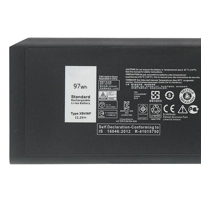 Alt view image 6 of 8 - 97WH DKNKD battery for DELL Latitude E5404 E7404 VCWGN 05XT3V