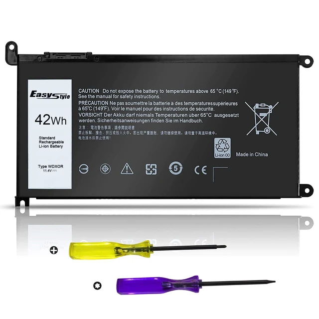 Alt view image 7 of 12 - 42Wh Replacement Laptop Battery for Dell Inspiron 13 15 5000 7000 Series 5570 7579 5567 5379 5579 7573 7378 5378 3780 3790 5565 5765 5770 7368, Latitude 3189 3390 & more WDXOR P69G 3CRH3