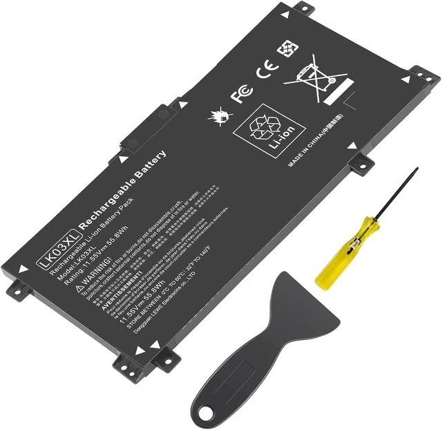 Alt view image 8 of 14 - LK03XL Battery for hp Envy x360 Convertible 17m-ae0xx 17-bw 17m-ae111dx 15m-bp1xx 15m-cn0xxx 15-cn0xxx 15m-cp0xxx 15m-cn0012dx 15m-cn0011dx for HP Envy X360 Convertible 17-AE 17M-AE 17-BW 17-CE 17M-CE
