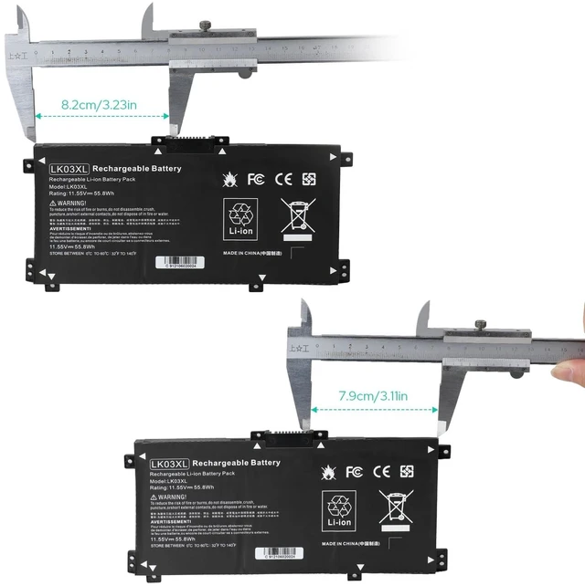 Alt view image 10 of 14 - LK03XL Battery for hp Envy x360 Convertible 17m-ae0xx 17-bw 17m-ae111dx 15m-bp1xx 15m-cn0xxx 15-cn0xxx 15m-cp0xxx 15m-cn0012dx 15m-cn0011dx for HP Envy X360 Convertible 17-AE 17M-AE 17-BW 17-CE 17M-CE