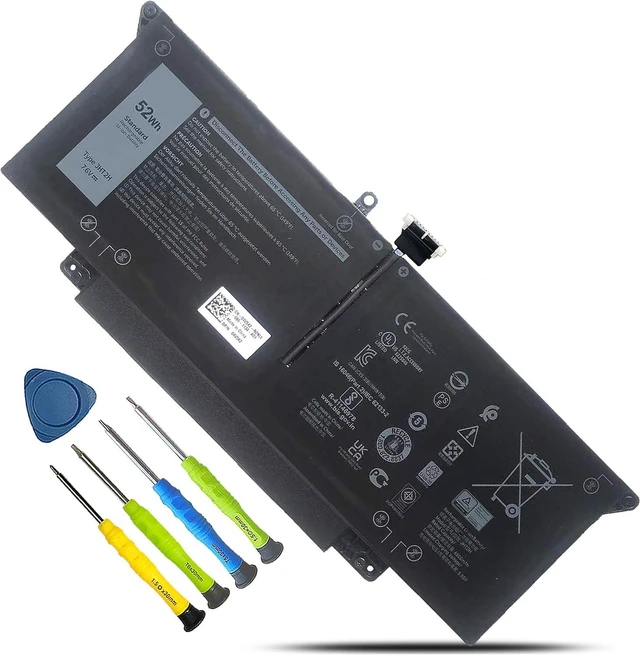Alt view image 7 of 12 - JHT2H Laptop Battery for Dell Latitude 7310 7410 Latitude 7410 Chromebook Enterprise Series P34S P34S001 4V5X2 Y7HR3 35J09 HRGYV WY9MP XMV7T 009YYF 7CXN6 T3JWC XMT81 0YJ9RP XMV7T K36KR X825P YY3GJ