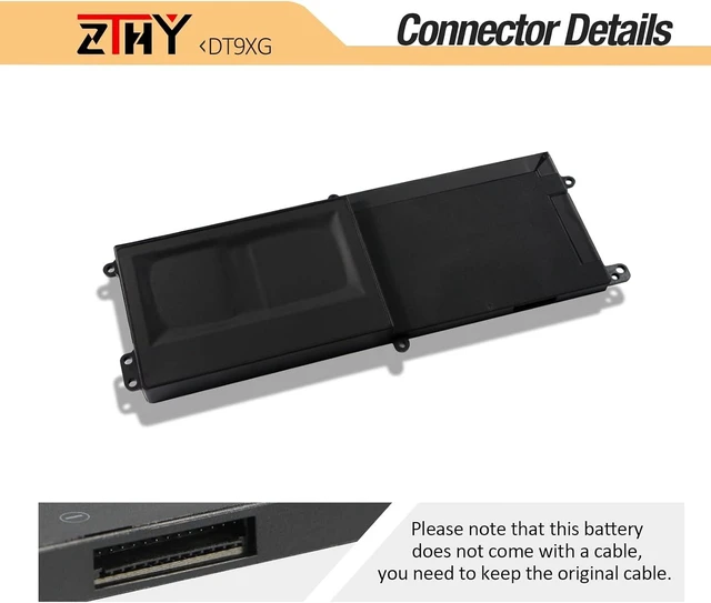 Alt view image 11 of 14 - 90Wh DT9XG Laptop Battery Replacement for Dell Alienware Area-51m R1 R2