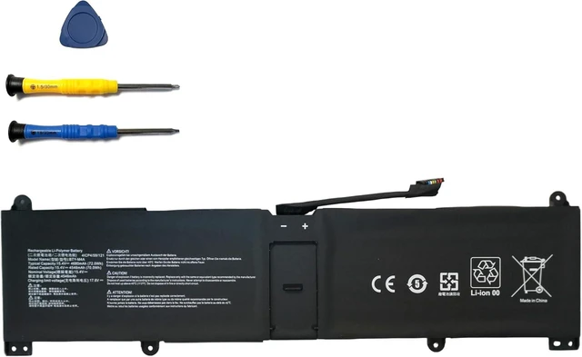 Alt view image 8 of 14 - 15.4V 4680mAh/72Wh BTY-M4A Laptop Battery Compatible with MSI Stealth 14 Studio A13VF A12MT A13MT A13VG A1VGG Series