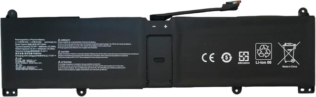 Alt view image 9 of 14 - 15.4V 4680mAh/72Wh BTY-M4A Laptop Battery Compatible with MSI Stealth 14 Studio A13VF A12MT A13MT A13VG A1VGG Series