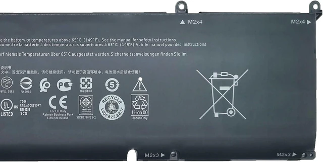Alt view image 8 of 10 - 69KF2 Laptop Battery 86Wh Compatible with Dell Alienware M15 R3 / M15 R4 / M15 R5 / M15 R6 / M15 R7 / M16 R1 / M17 R3 / M17 R4 / Precision 5550 5560 5570 / XPS 9500 9510 9520 Series 8FCTC 70N2F
