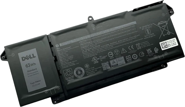 Alt view image 5 of 8 - 7FMXV 15.2V 63Wh 4-Cell Rechargeable Battery for DELL Latitude 5320 2-in-1, 7320 2-in-1,7420 2-in-1, 7520 Laptops P/N: P133G P134G P135G P136G P138G P139G P110F 0727CG 0TN2GY TN2GY 9JM71