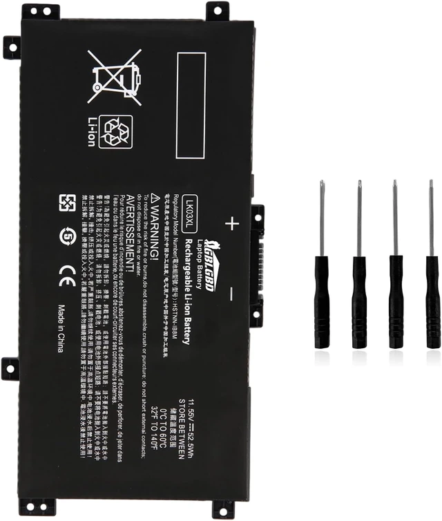 Alt view image 8 of 14 - LK03XL Replacement Battery for HP Envy x360 15m-cn0012dx/15m-cn0011dx Convertible Laptop, 3-Cell 52.5WH Li-ion Battery Compatible with LK03XL/LK03, CE/FCC/RoHS Certified, 12-Month Warranty