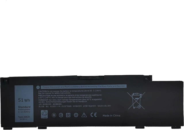 Alt view image 7 of 12 - Fully., Fully 266J9 Replacement Laptop Battery Compatible with Dell G3 3590 3500 G5 5500 5505 Inspiron 5490 Series Notebook 0M4GWP M4GWP 0PN1VN PN1VN - 11.4V 51Wh4255mAh