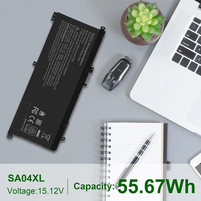 Alt view image 14 of 14 - SA04XL SAO4XL Battery for HP Envy X360 15m-ds0011dx 15m-dr0012dx 15m-dr0011dx 15m-ds0xxx 15m-dr0xxx 15t-dr100 15m-dr1xxx 17t-cg100 17-cg100 15M-DR 15M-DS SA04055XL L43267-005 L43248-AC2 HSTNN-OB1F