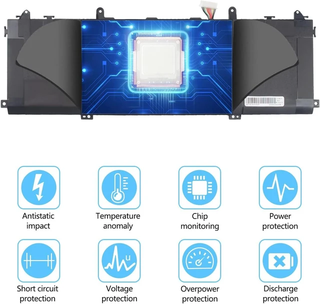 Alt view image 10 of 12 - L29184-005 SU06XL Laptop Battery Replacement for HP Spectre X360 15-DF 15T-DF 15T-DF100 15-DF0013DX 15-DF0XXX 15-DF1XXX 15-df1033dx 15-DF0033DX 15-DF1043DX 15-DF0043DX 15-DF0070NR L29048-271
