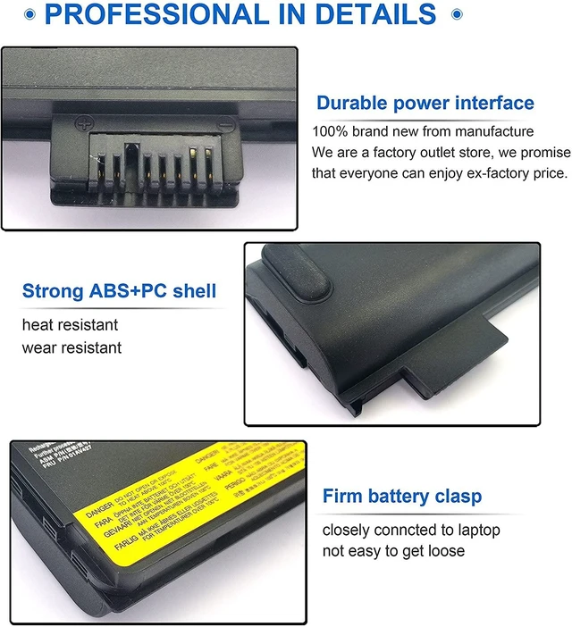 Alt view image 12 of 12 - 6-CELL 61++ 72Wh , T470 T480 Extended Battery For Lenovo ThinkPad P51S ,P52S, T470 T480,P52S P51S T570 T580 A475 A485 TP25 4X50M08812 01AV423 01AV422 01AV424 01AV452 SB10K97584 SB10K97579 SB10K97580 0