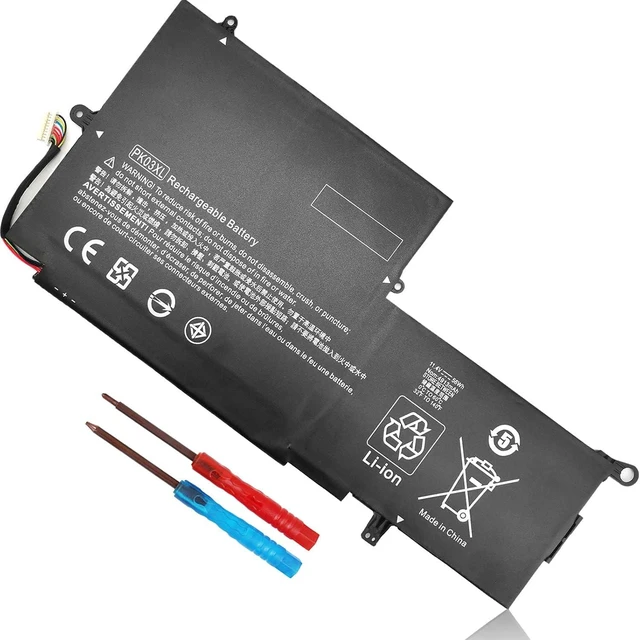Alt view image 8 of 14 - PK03XL 789116-005 Battery for HP Spectre X360 13-4101dx 13-4102dx 13-4103dx 13-4105dx 13-4003dx 13-4005dx 13-4002dx 13-4001dx 13-4110dx 13-4100dx 13-4193dx 13-4116dx 13-4013dx 13-4195dx 788237-2C3