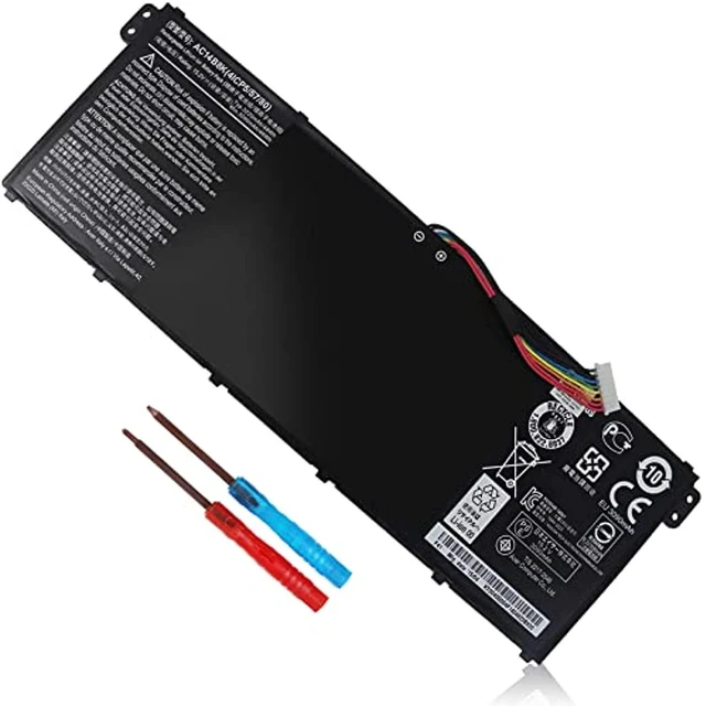 Alt view image 8 of 14 - Ac14b8k Battery For Acer Predator Helios 300 N17c1 Ph315-51 Ph315-52 G3-571 G3-572 N18q13 Nitro 5 An515 An515-53 An515-54 Aspire R5-471T R5-571T R5-571Tg Chromebook Cb5-571 Swift Sf314 4Icp5/57/80