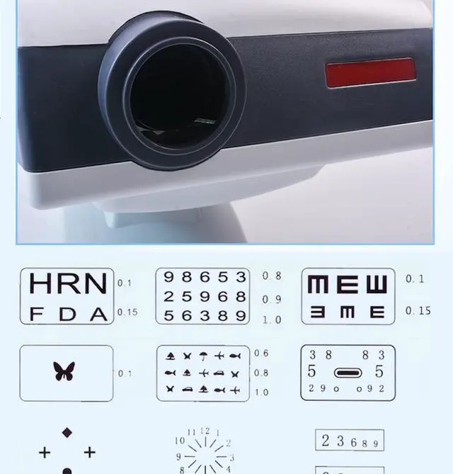 Alt view image 5 of 7 - AMUREKE Visual Acuity Chart Projector Ophthalmic Equipment Vision LCD Auto Chart Projector with Remote Control Wz-3000