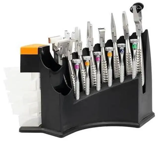 Main image of AMUREKE 14 pcs Optical Eyeglass Repair Kit Eyeglass Repair Tools Optician's Optical Tool Kit Eyeglass Repair 6 pcs Screwdriver 8 pcs Pliers