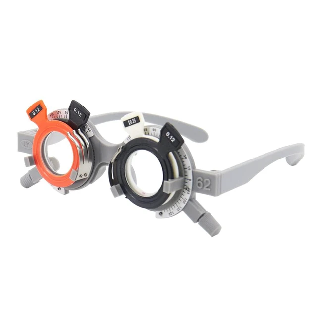 Alt view image 4 of 5 - 266 Pcs Optical Lens Optical Optometry Rim Case Kit Set Plastic Ring Trial Lens Set Aluminum Case Box Trial Frame