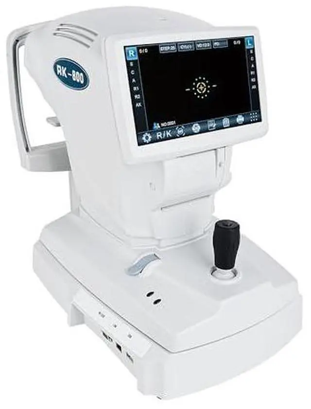 Main image of AMUREKE Auto Refractometer Measure The Corneal Curvature Power Auto Refractometer with Keratometer Optical Op tometry Machine Autorefractor RK-800